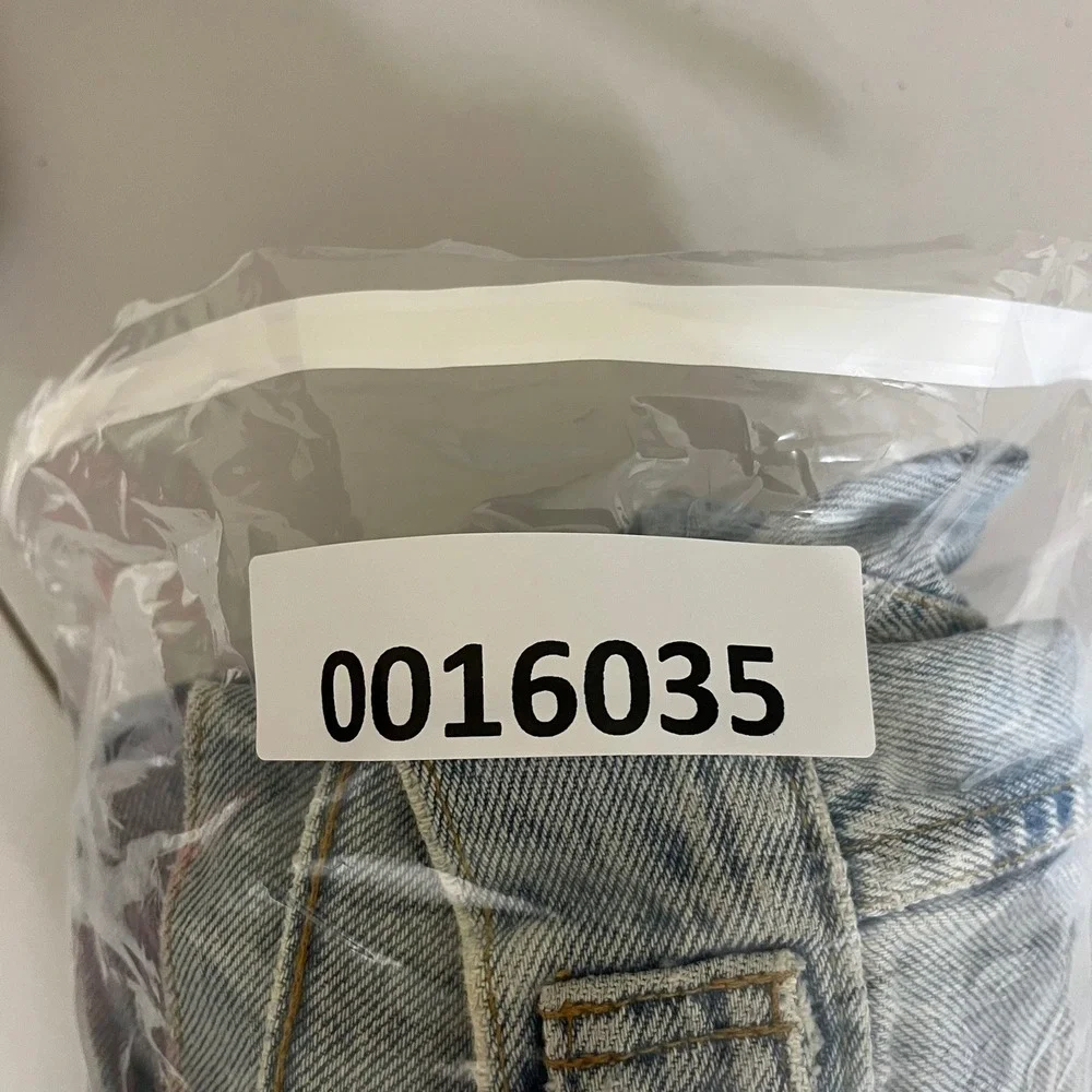 Levis Mens Light Wash Denim Trucker Jacket 70507-0311 Size M Blue Cotton Vtg USA - Picture 14 of 14